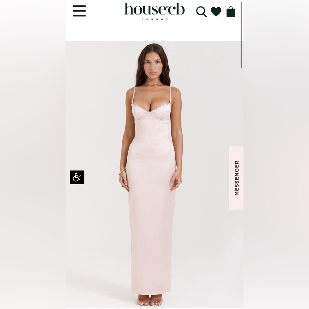 House of CB Pink Stefania Dress